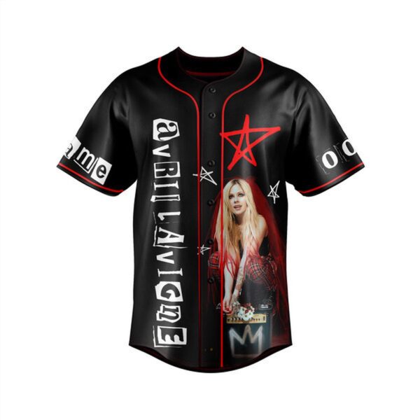 Avril Lavigne Baseball Jersey For Men Women And Kids Gift for Fans