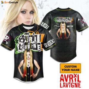 Avril Lavigne Baseball Jersey For Men Women And Kids Gift for Fans