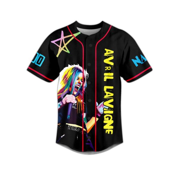 Avril Lavigne Baseball Jersey For Men Women And Kids Gift for Fans