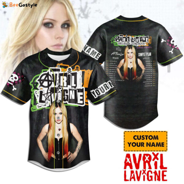 Avril Lavigne Baseball Jersey For Men Women And Kids Gift for Fans