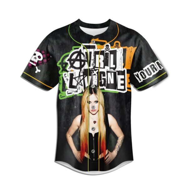Avril Lavigne Baseball Jersey For Men Women And Kids Gift for Fans