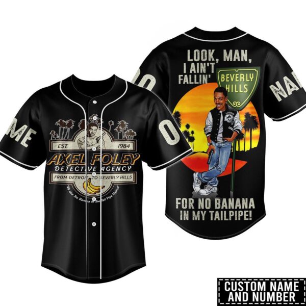 Axel Foley Baseball Jersey For Men Women And Kids Gift for Fans