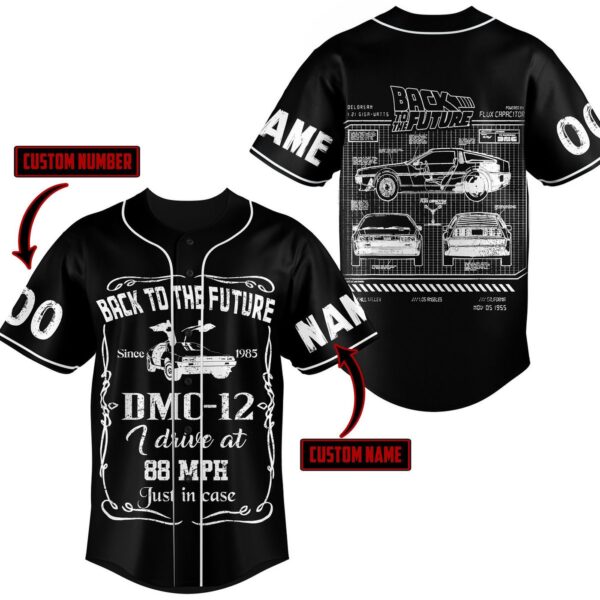Back To The Future Baseball Jersey For Men Women And Kids Gift for Fans