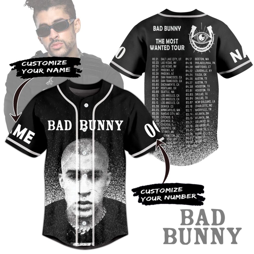 Bad Bunny Baseball Jersey For Men Women And Kids Gift Bad Bunny Baseball Jersey For Men Women And Kids Gift