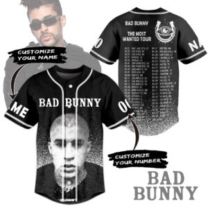 Bad Bunny Baseball Jersey For Men Women And Kids Gift