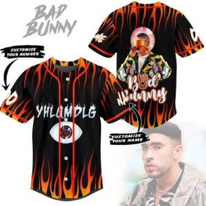 Bad Bunny Baseball Jersey For Men Women And Kids Gift