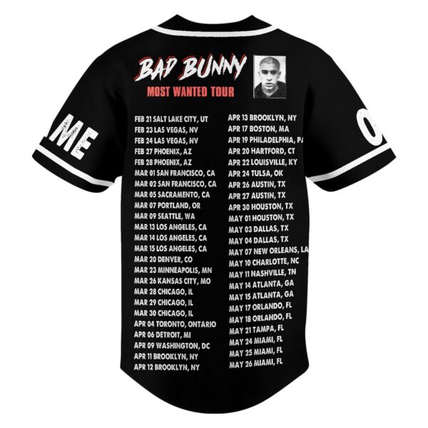 Bad Bunny Baseball Jersey For Men Women And Kids Gift