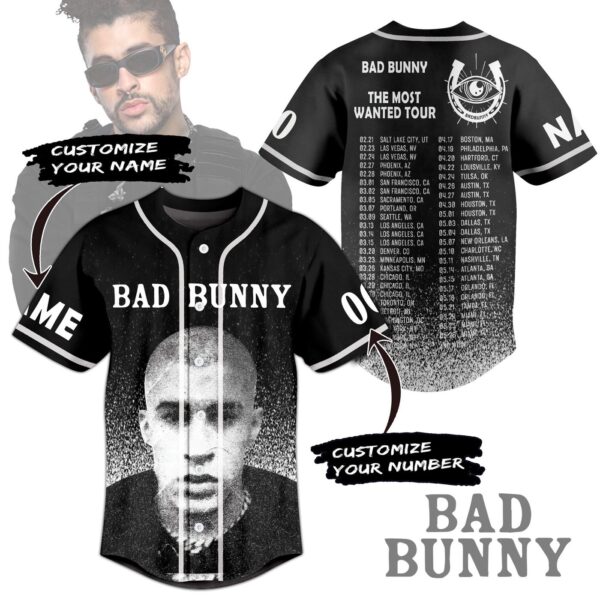 Bad Bunny Baseball Jersey For Men Women And Kids Gift