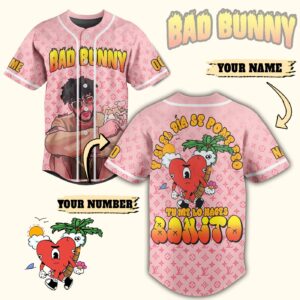Bad Bunny Baseball Jersey For Men Women And Kids Gift