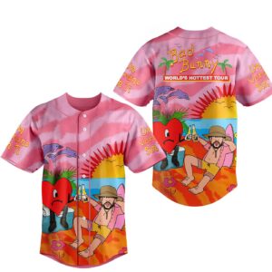 Bad Bunny Baseball Jersey For Men Women And Kids Gift