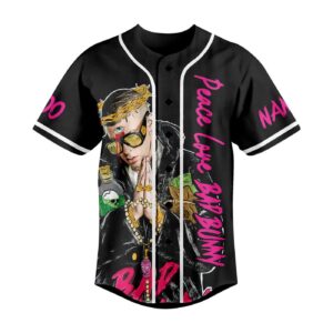 Bad Bunny Baseball Jersey For Men Women And Kids Gift 3