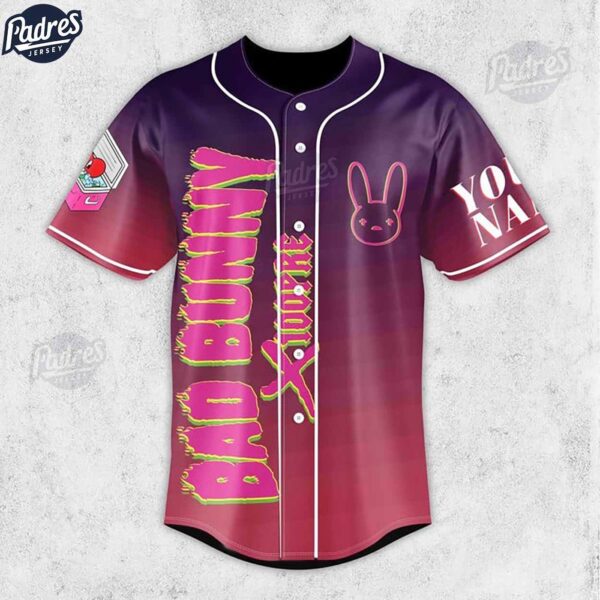 Bad Bunny X100pre Personalized Baseball Jersey
