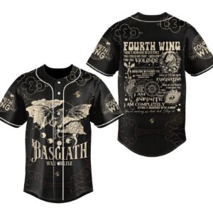 Basgiath War College Baseball Jersey For Men Women And Kids Gift for Fans 1