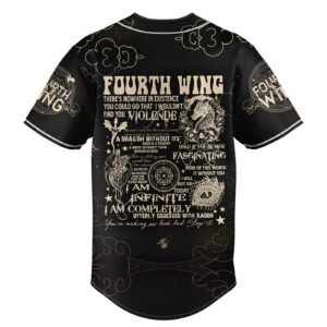 Basgiath War College Baseball Jersey For Men Women And Kids Gift for Fans 3