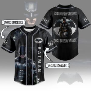Batman Baseball Jersey For Men Women And Kids Gift for Fans 1