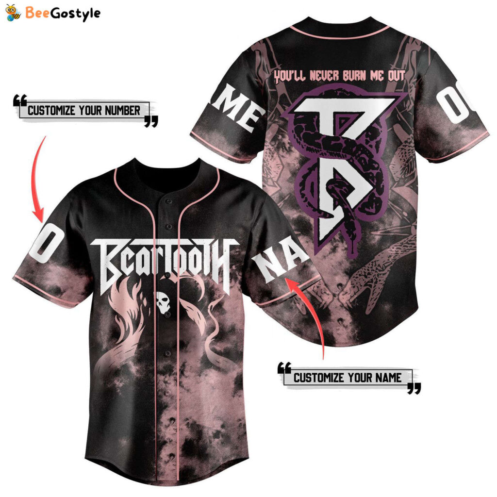 Beartooth Baseball Jersey For Men Women And Kids Gift for Fans Beartooth Baseball Jersey For Men Women And Kids Gift for Fans