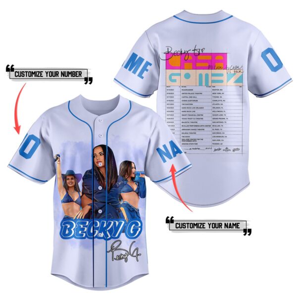 Becky G Baseball Jersey For Men Women And Kids Gift for Fans