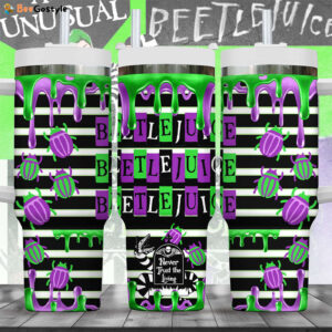Beetlejuice 40oz Stanley Tumbler Gift - Gift for Fans - Gift for Fans