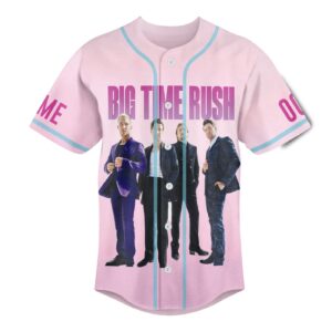 Big Time Rush Baseball Jersey For Men Women And Kids Gift for Fans 3