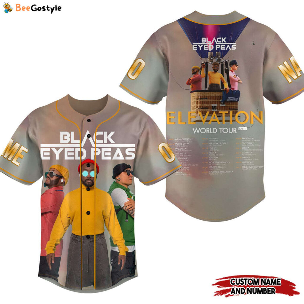 Black Eyed Peas Baseball Jersey For Men Women And Kids Gift for Fans Black Eyed Peas Baseball Jersey For Men Women And Kids Gift for Fans