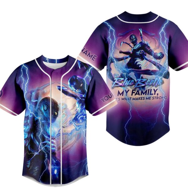 Blue Beetle Baseball Jersey For Men Women And Kids Gift for Fans