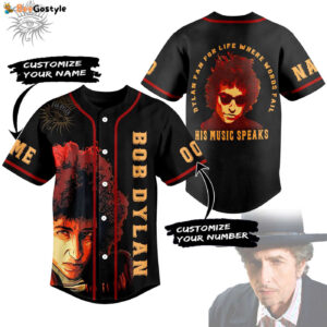 Bob Dylan Baseball Jersey For Men Women And Kids Gift for Fans