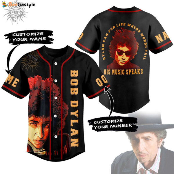 Bob Dylan Baseball Jersey For Men Women And Kids Gift for Fans