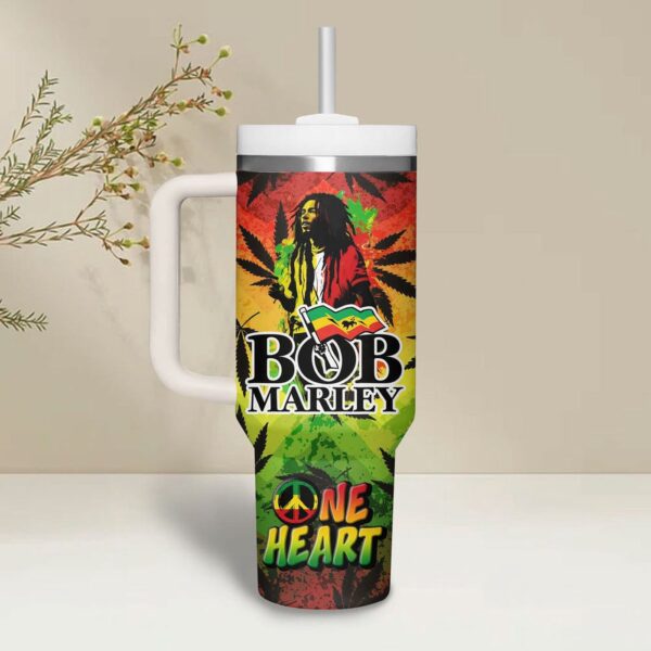 Bob Marley 40oz Stanley Tumbler – Gift for Fans – Gift for Fans