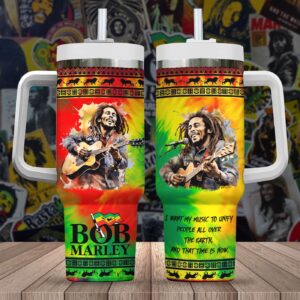 Bob Marley 40oz Stanley Tumbler - Gift for Fans - Gift for Fans 1