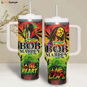 Bob Marley 40oz Stanley Tumbler - Gift for Fans - Gift for Fans