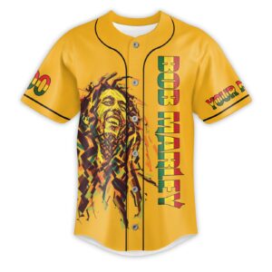 Bob Marley Baseball Jersey For Men Women And Kids Gift for Fans 1