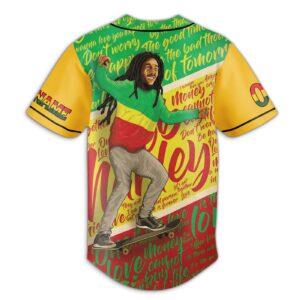 Bob Marley Baseball Jersey For Men Women And Kids Gift for Fans 3