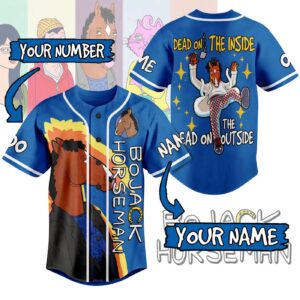 BoJack Horseman Baseball Jersey For Men Women And Kids Gift for Fans 3