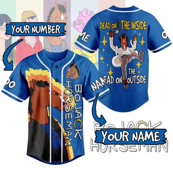 BoJack Horseman Baseball Jersey For Men Women And Kids Gift for Fans