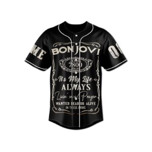 Bon Jovi Baseball Jersey For Men Women And Kids Gift for Fans 1