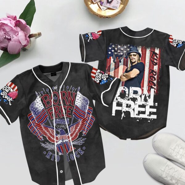 Born Free Baseball Jersey For Men Women And Kids Gift for Fans