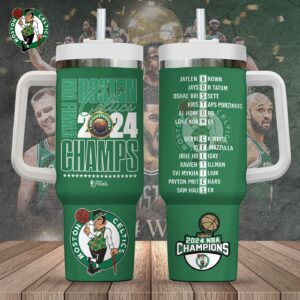 Boston Celtics 40oz Stanley Tumbler Gift - Gift for Fans - Gift for Fans 1