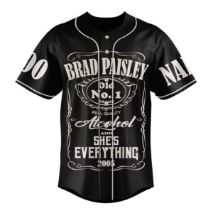 Brad Paisley Baseball Jersey For Men Women And Kids Gift for Fans 1