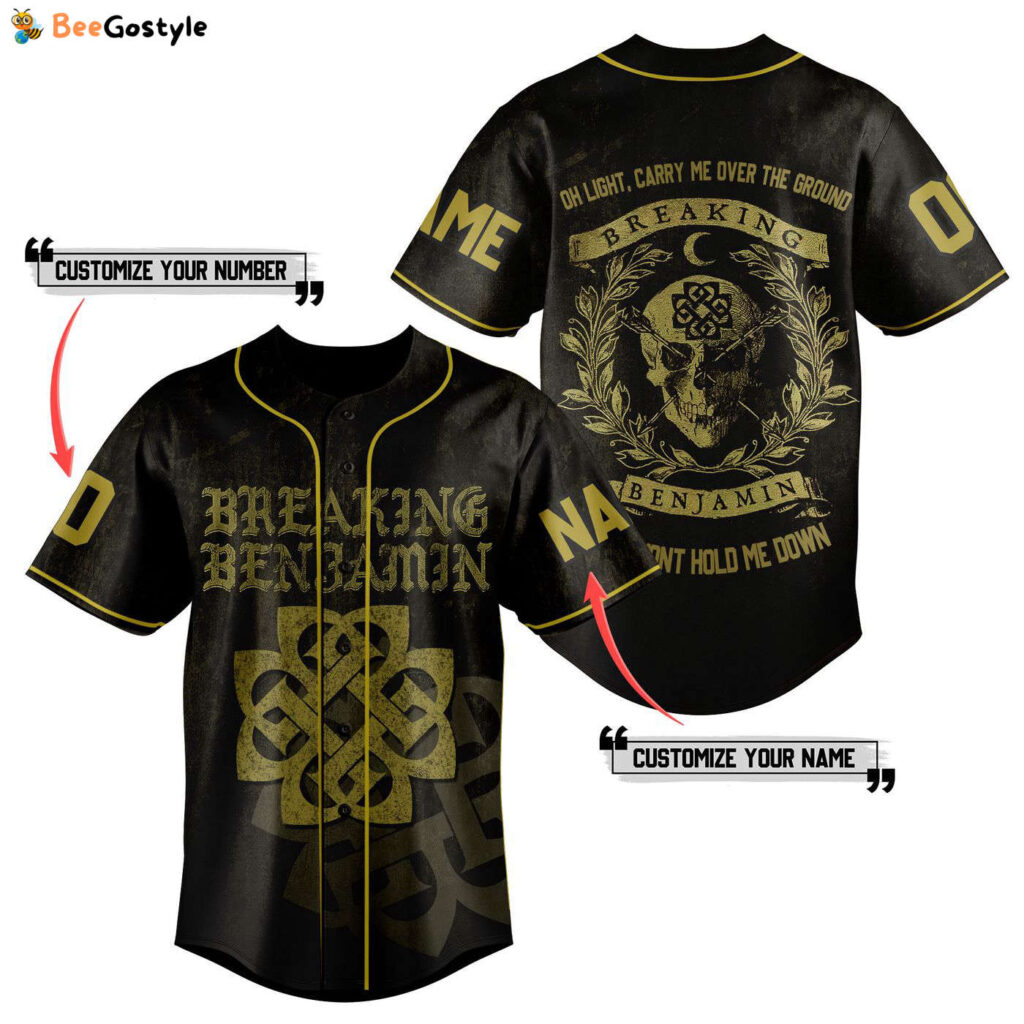 Breaking Benjamin Baseball Jersey For Men Women And Kids Gift for Fans Breaking Benjamin Baseball Jersey For Men Women And Kids Gift for Fans