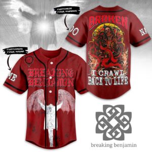 Breaking Benjamin Baseball Jersey For Men Women And Kids Gift for Fans 3