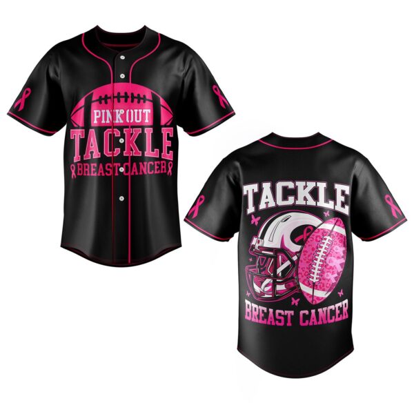 Breast Cancer Baseball Jersey For Men Women And Kids Gift for Fans