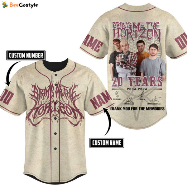 Bring Me the Horizon Baseball Jersey For Men Women And Kids Gift for Fans