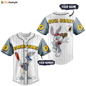 Bugs Bunny Looney Tunes Baseball Jersey For Men Women And Kids Gift for Fans