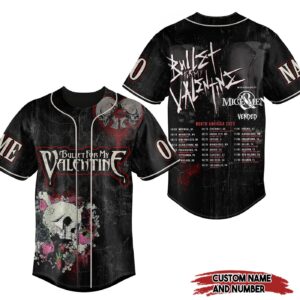 Bullet for My Valentine Baseball Jersey For Men Women And Kids Gift for Fans 1