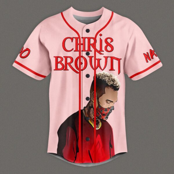 Chris Brown Baseball Jersey For Men Women And Kids Gift for Fans