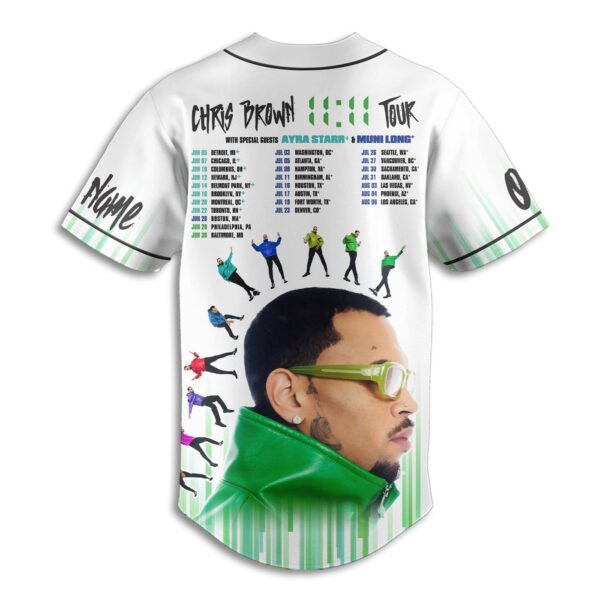 Chris Brown Baseball Jersey For Men Women And Kids Gift for Fans