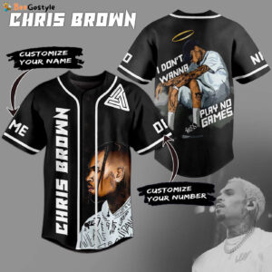 Chris Brown Baseball Jersey For Men Women And Kids Gift for Fans