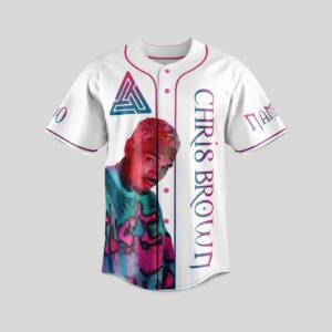 Chris Brown Baseball Jersey For Men Women And Kids Gift for Fans 3