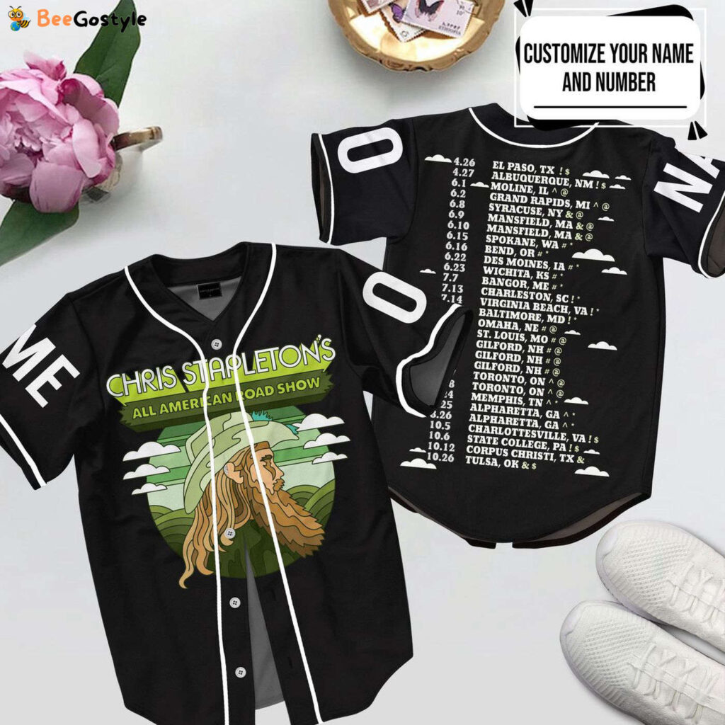 Chris Stapleton Baseball Jersey For Men Women And Kids Gift for Fans Chris Stapleton Baseball Jersey For Men Women And Kids Gift for Fans