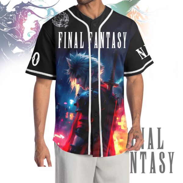 Cloud Strife Baseball Jersey For Men Women And Kids Gift for Fans